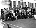 Pulton Place, outside B block, early 70's? 