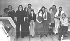 Computer Centre staff in the Machine Room